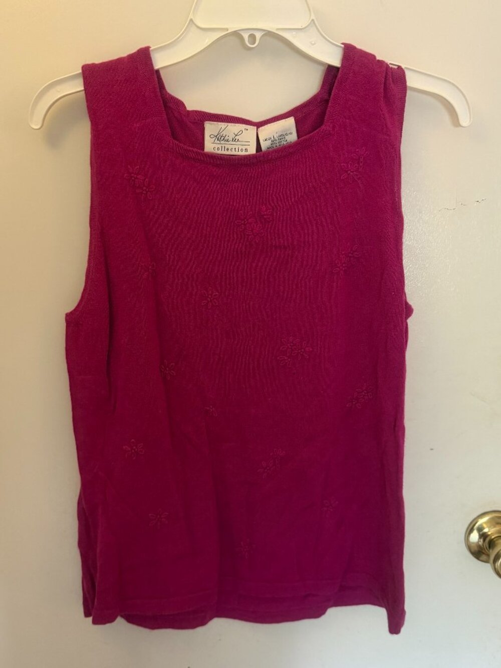 Kathie Lee Collection Knit Tank Top W L